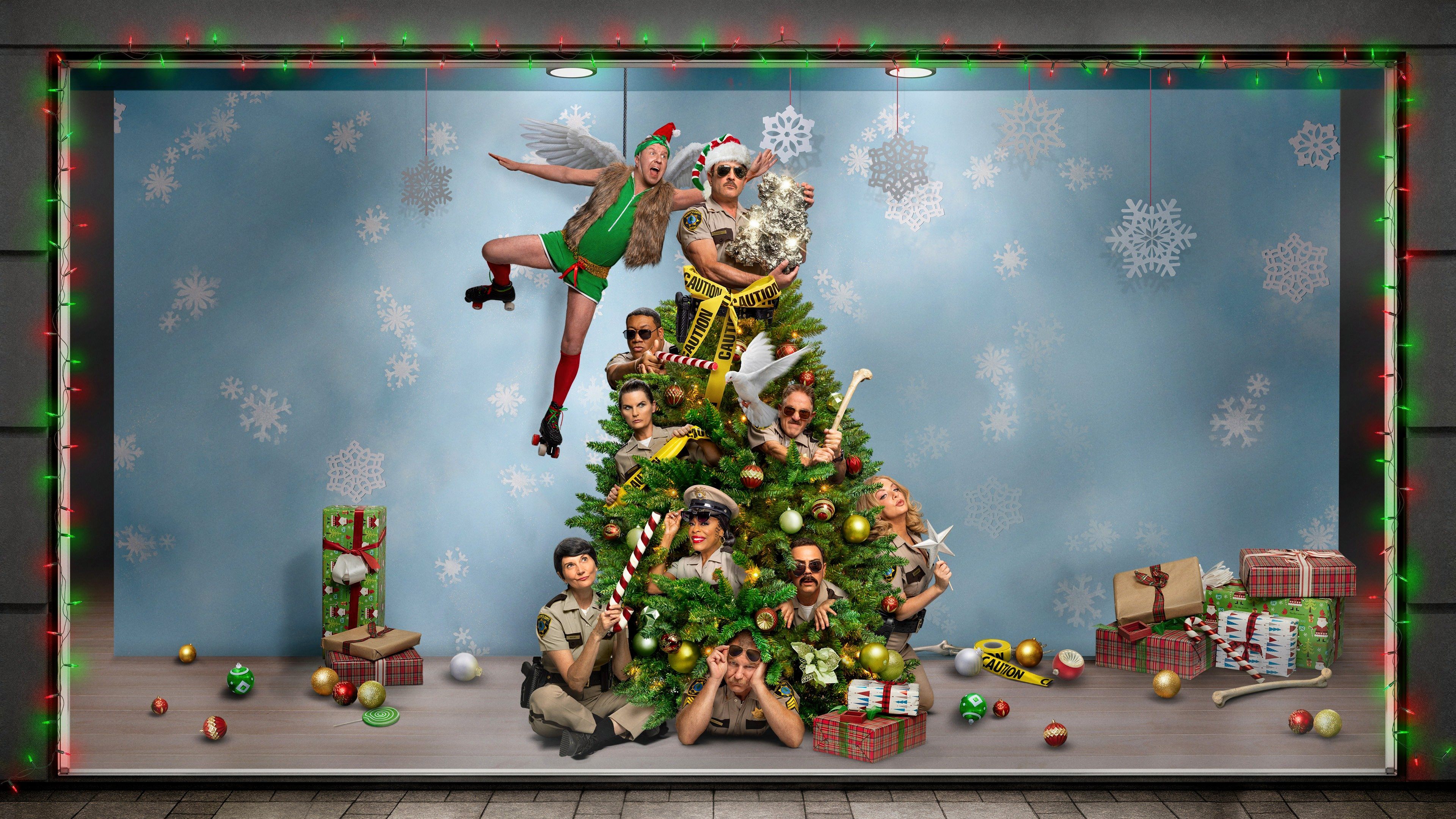 Reno 911!: It's a Wonderful Heist Background