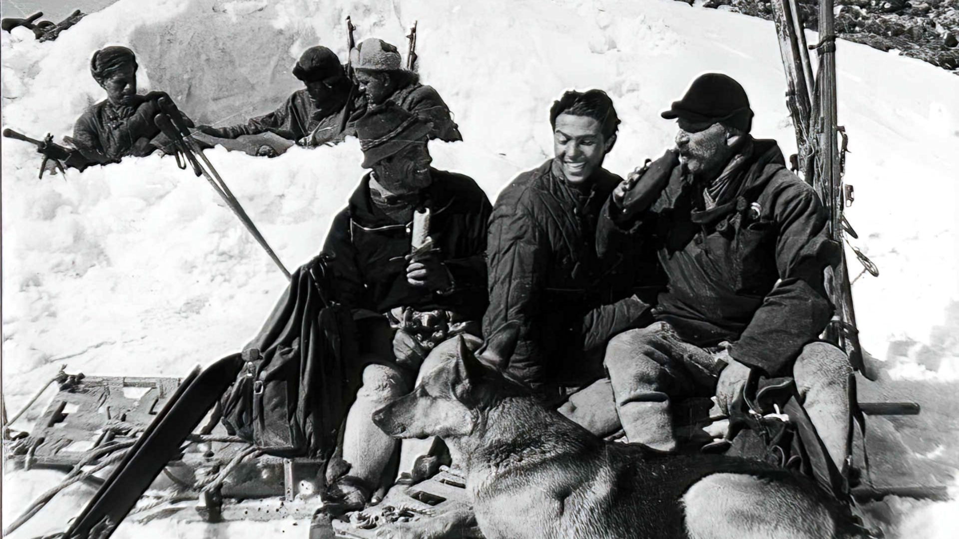 Men of the Blue Cross Background