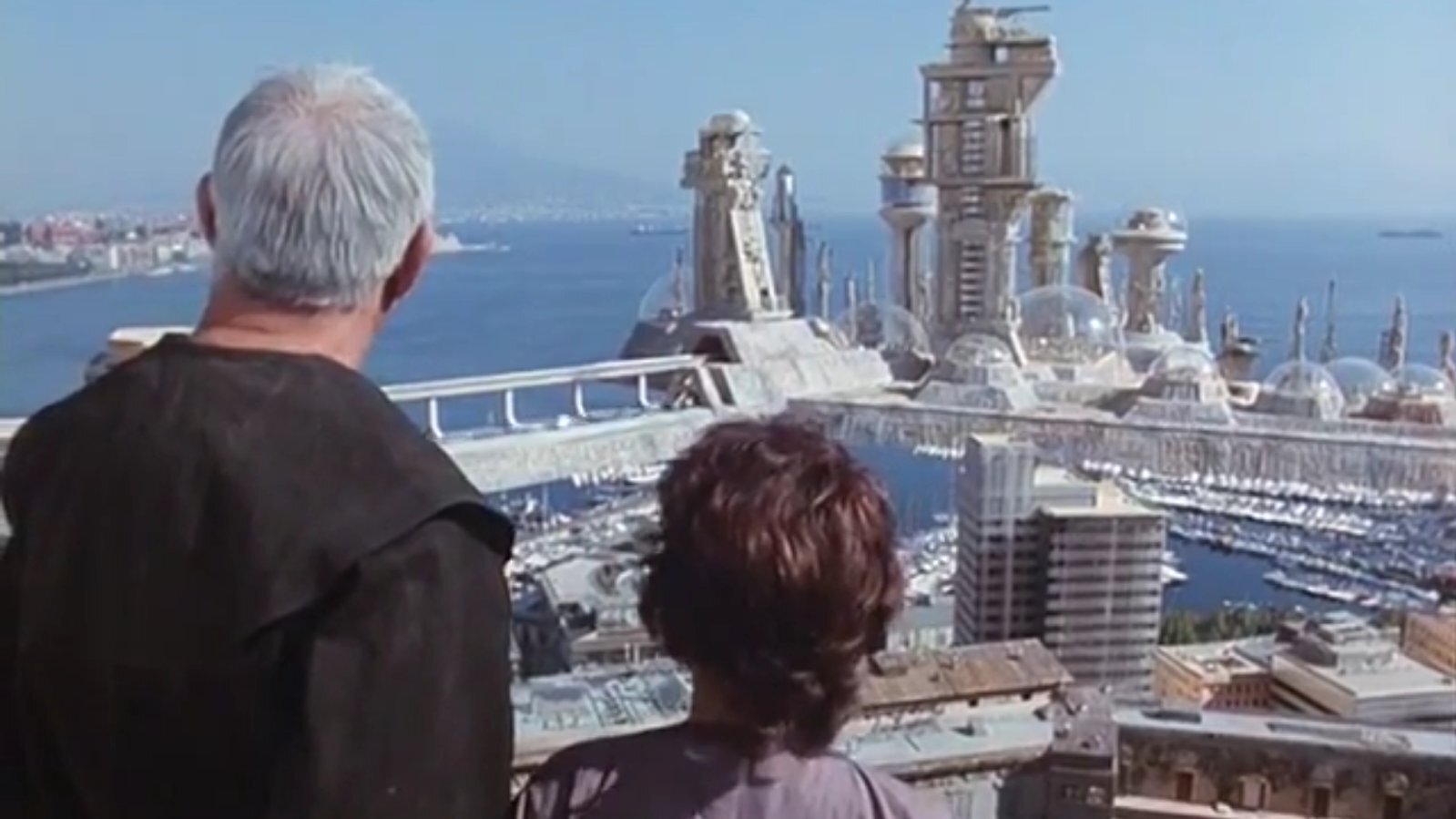 Treasure Island in Outer Space Background