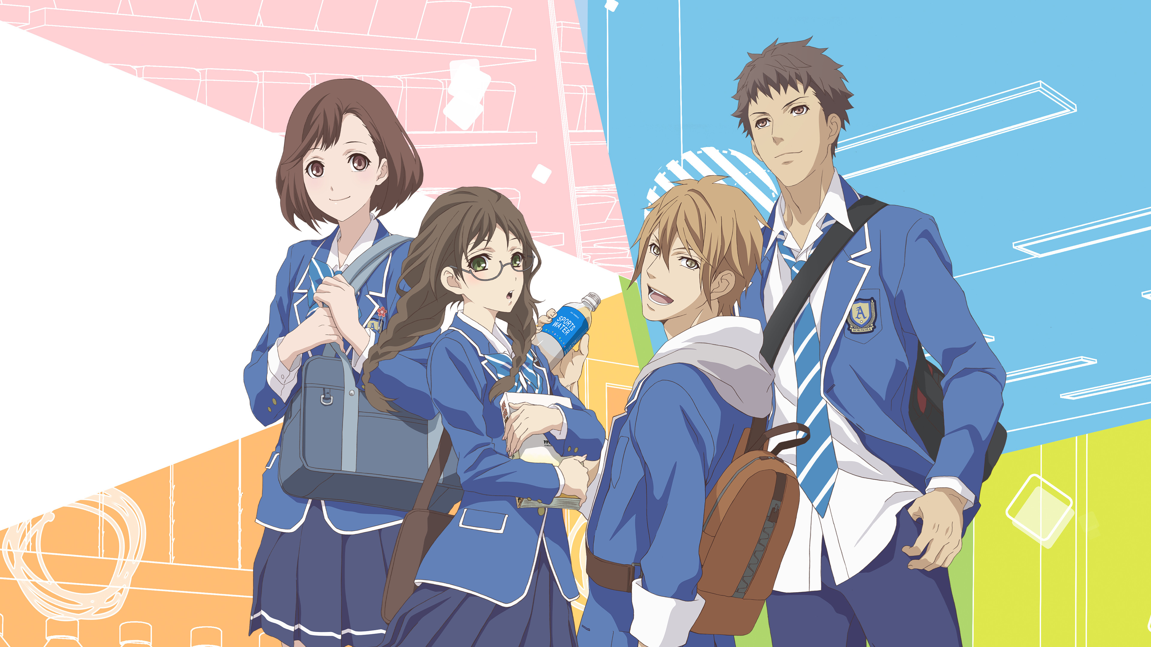 Convenience Store Boy Friends Background