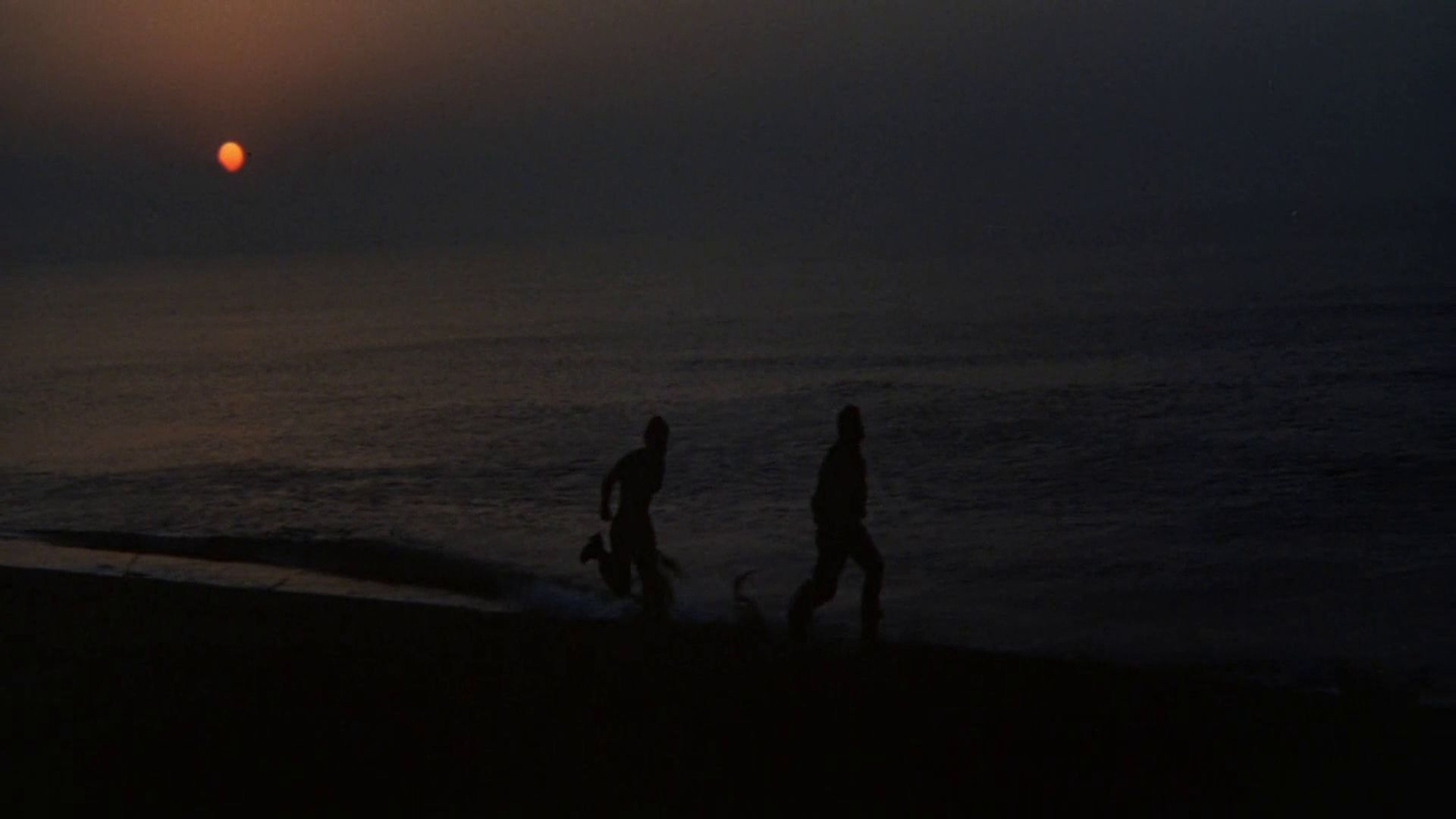 Figures in a Landscape Background