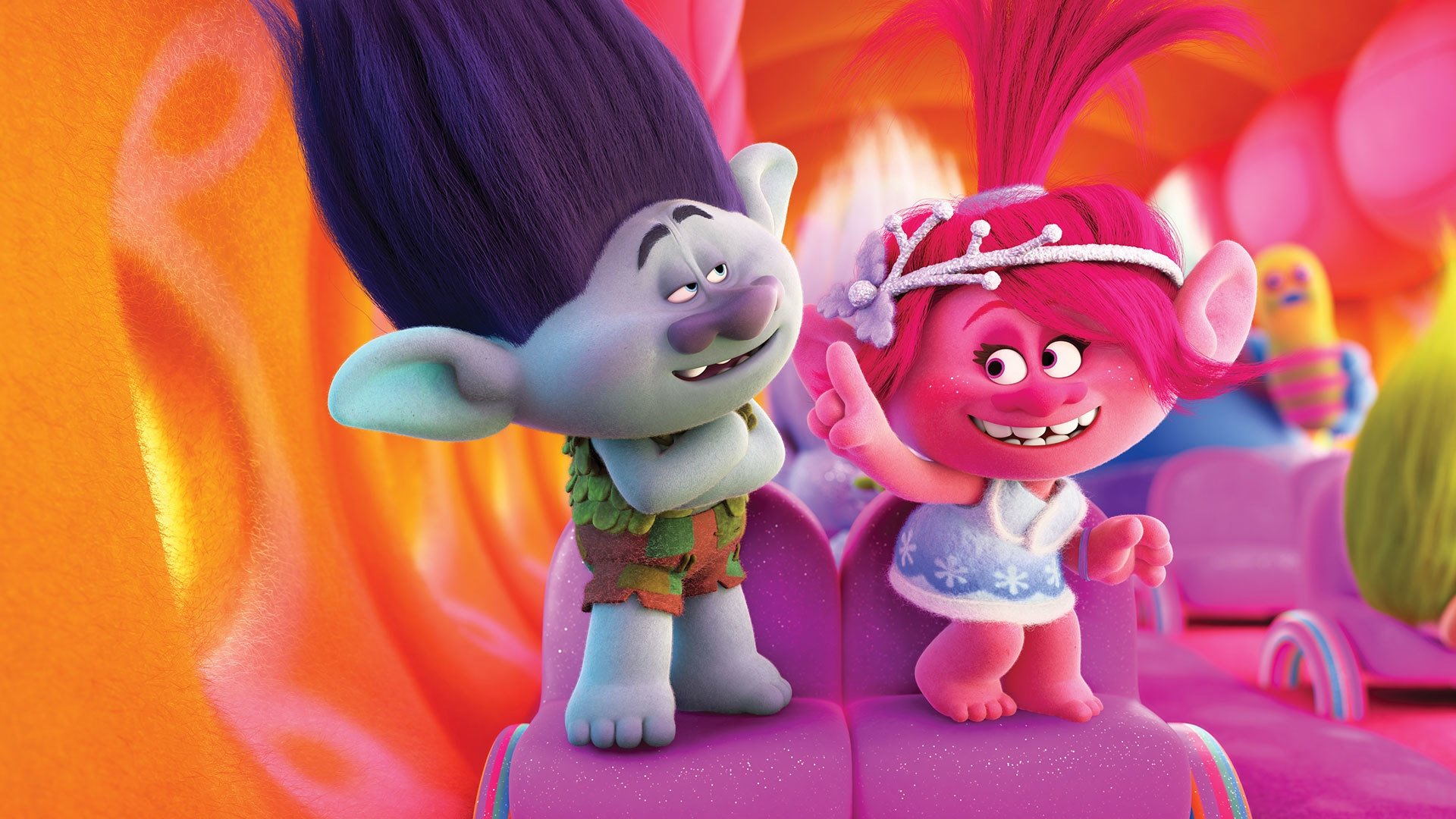 Trolls Holiday Background