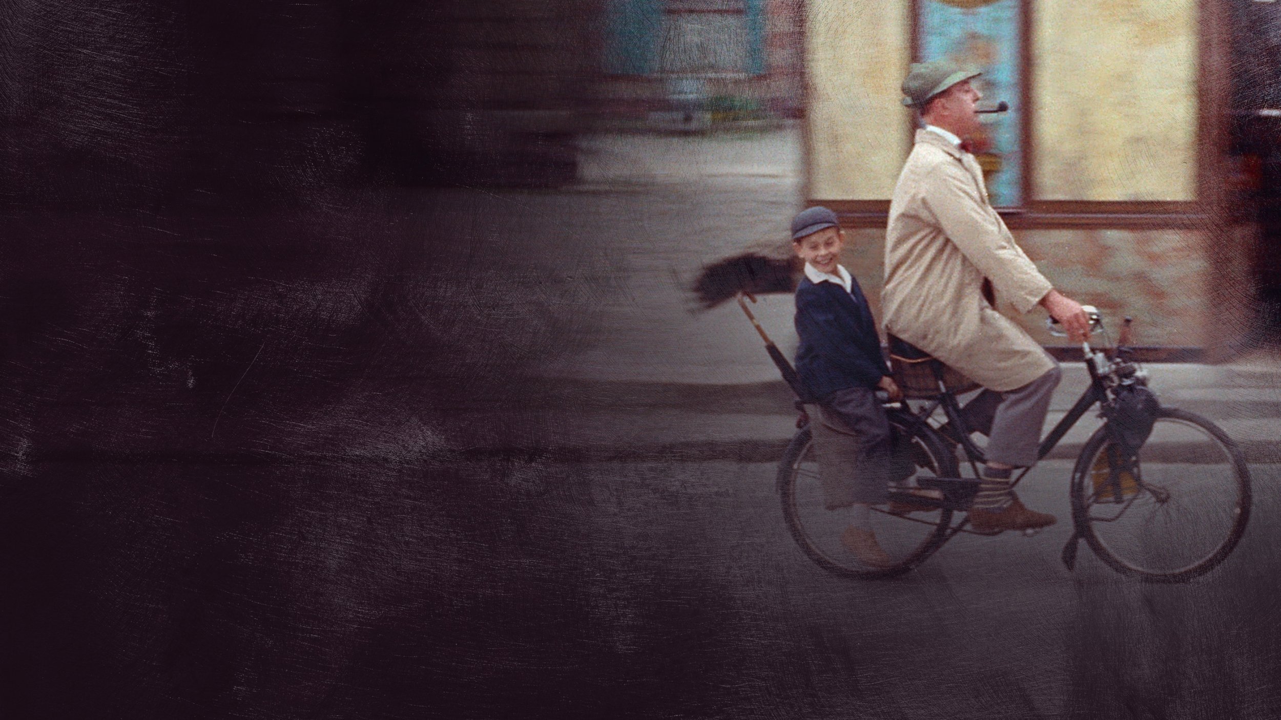 Jacques Tati, tombé de la lune Background