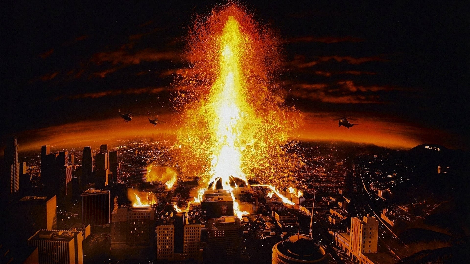 Volcano Background