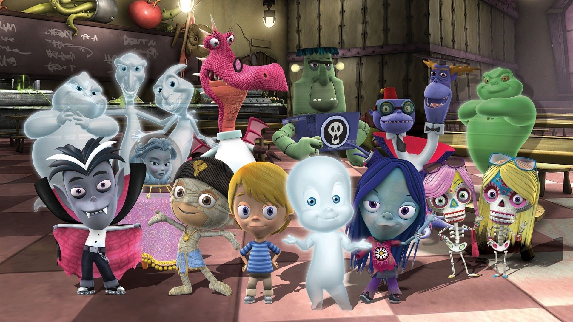 Casper's Scare School Background