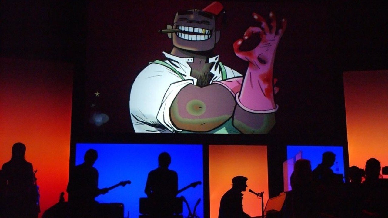 Gorillaz: Demon Days Live at the Manchester Opera House Background
