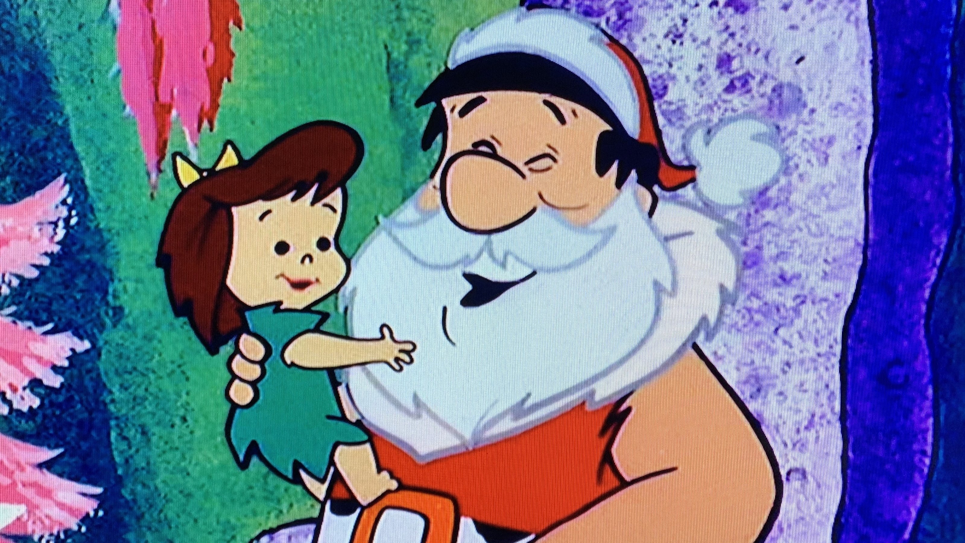 Christmas Flintstone Background