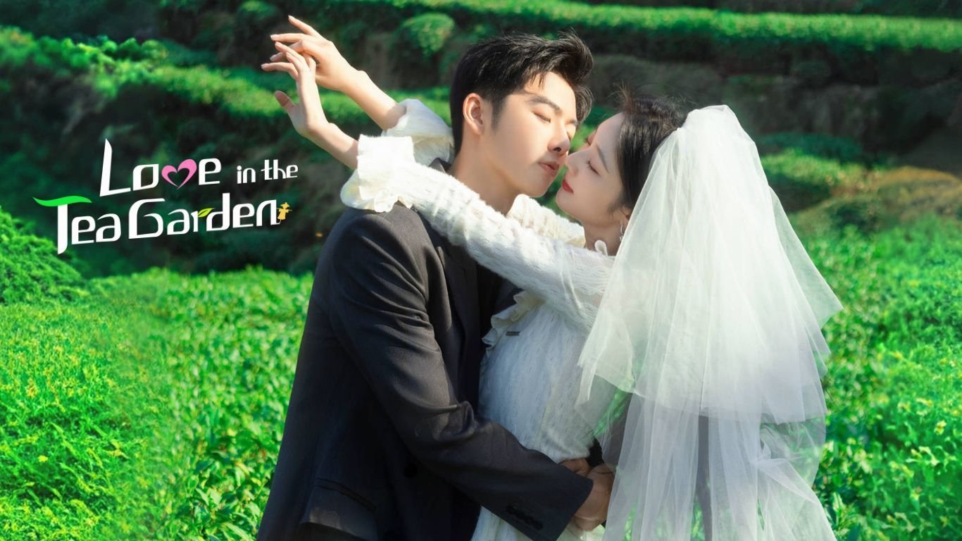Love in the Tea Garden Background