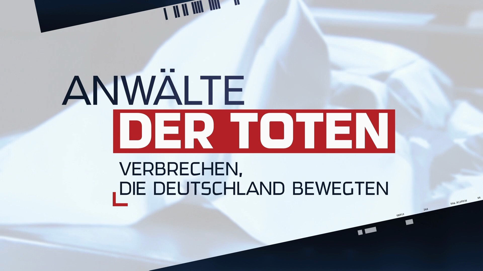 Anwälte der Toten – Verbrechen, die Deutschland bewegten Background