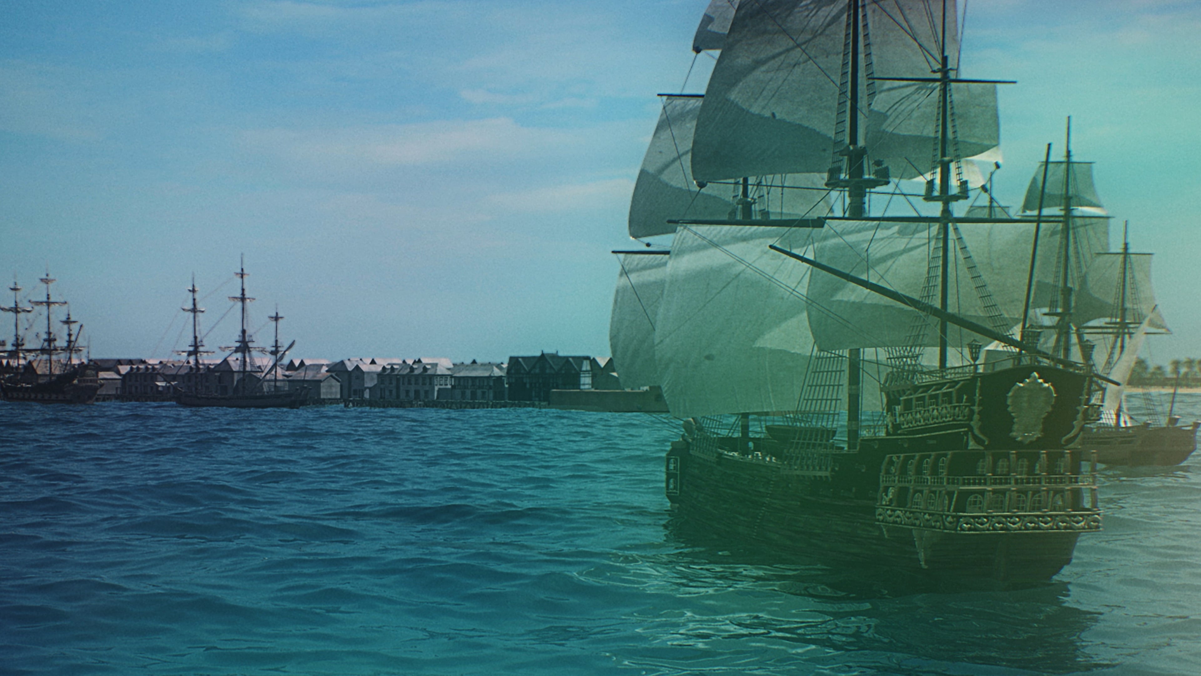 Drain The Sunken Pirate City Background