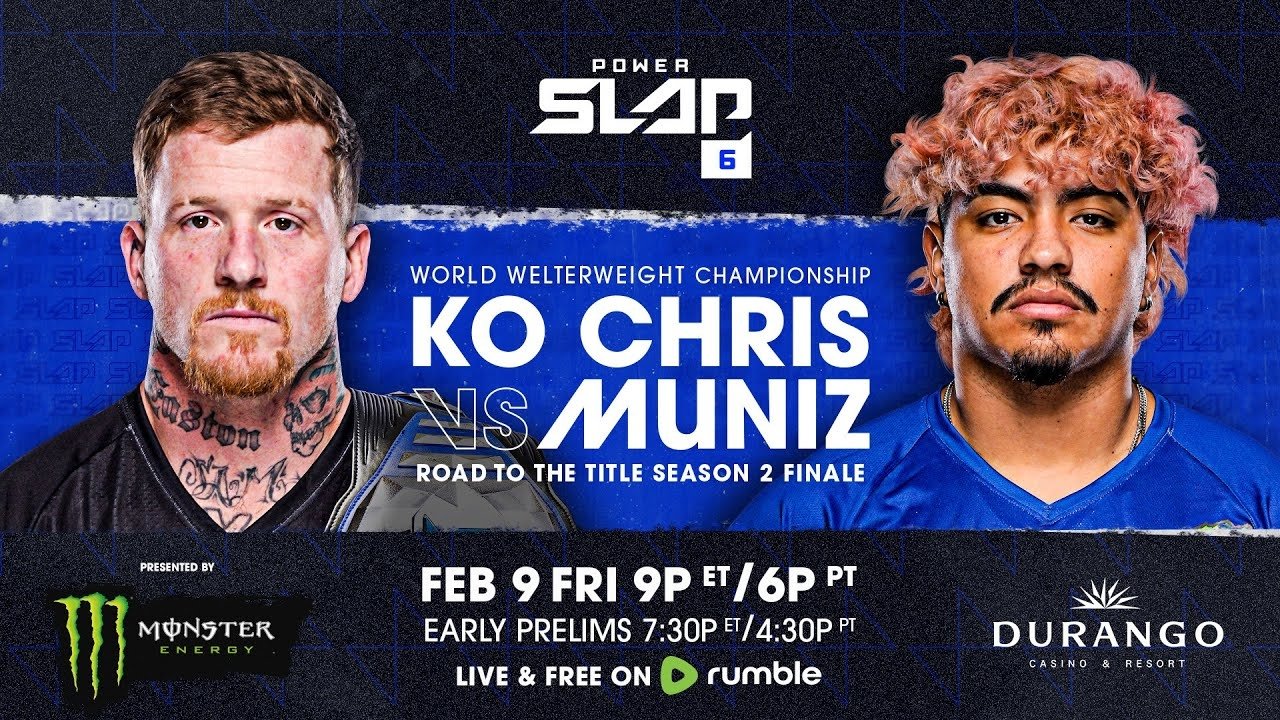 Power Slap 6: KO Chris vs. Muniz Background