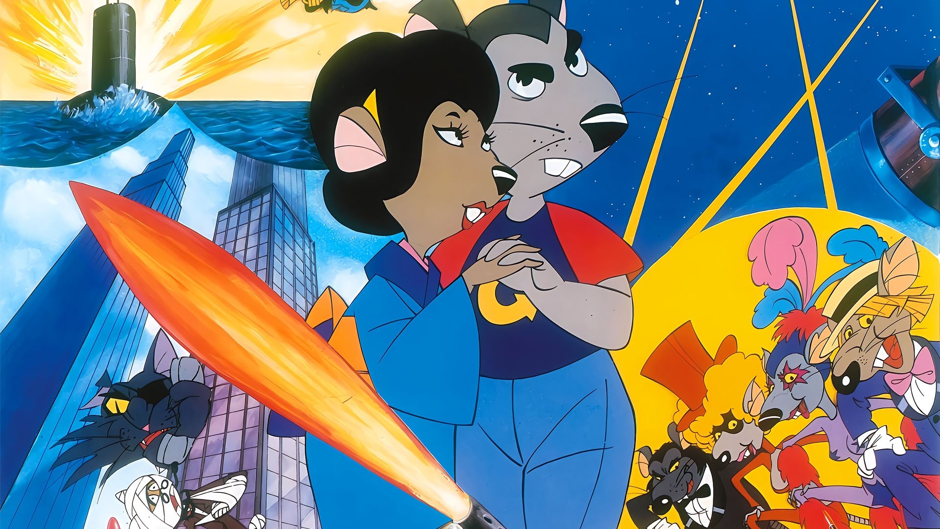 Cat City Background