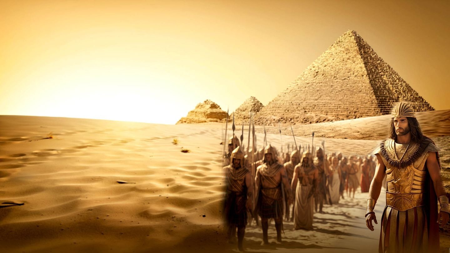 Pharaons en guerre : les batailles légendaires de l'Egypte Background