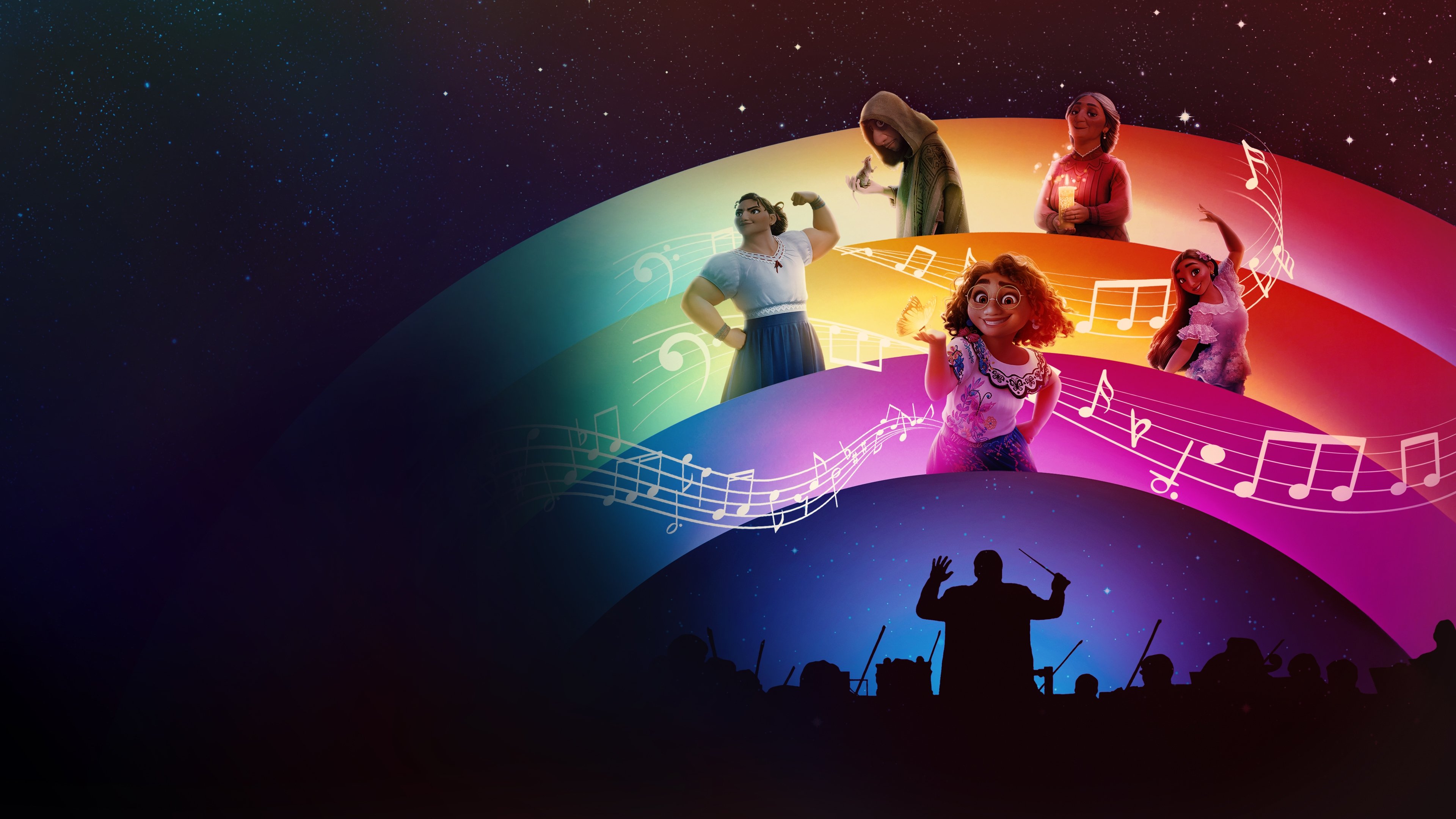 Encanto at the Hollywood Bowl Background