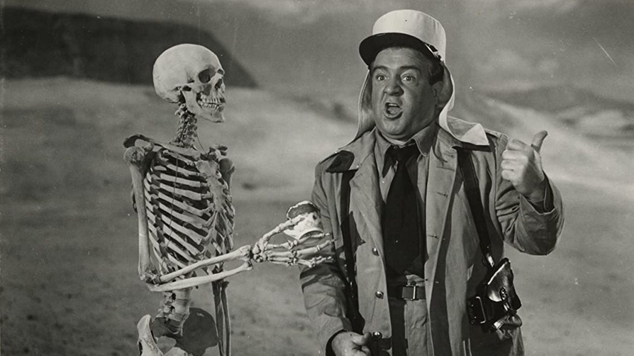 Bud Abbott and Lou Costello in the Foreign Legion Background