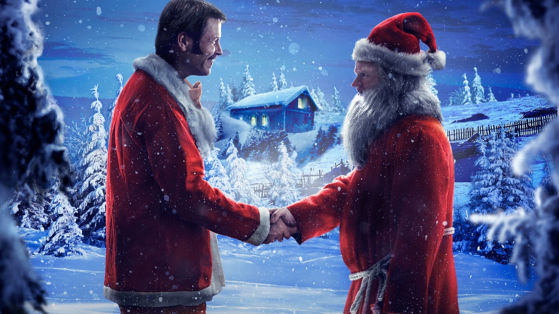 Santa Swap: Merry Christmas Mr. Andersen Background