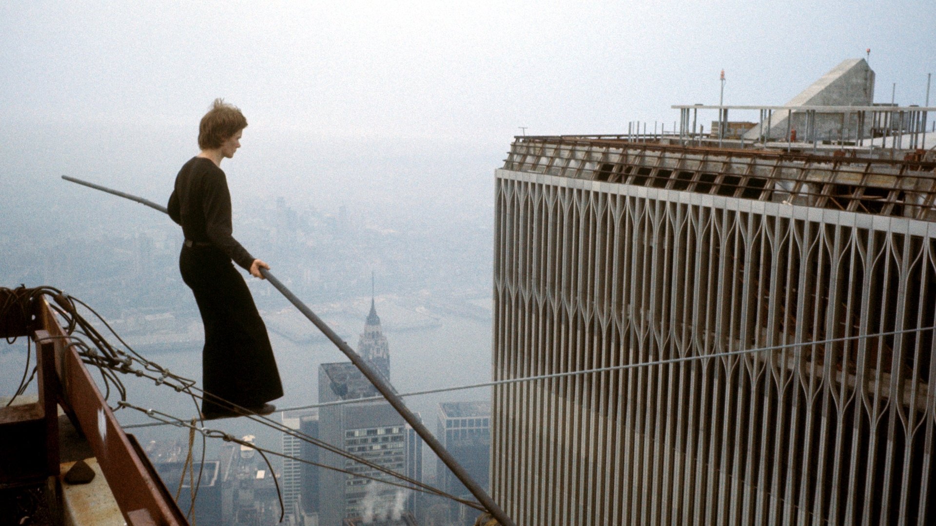 Man on Wire Background