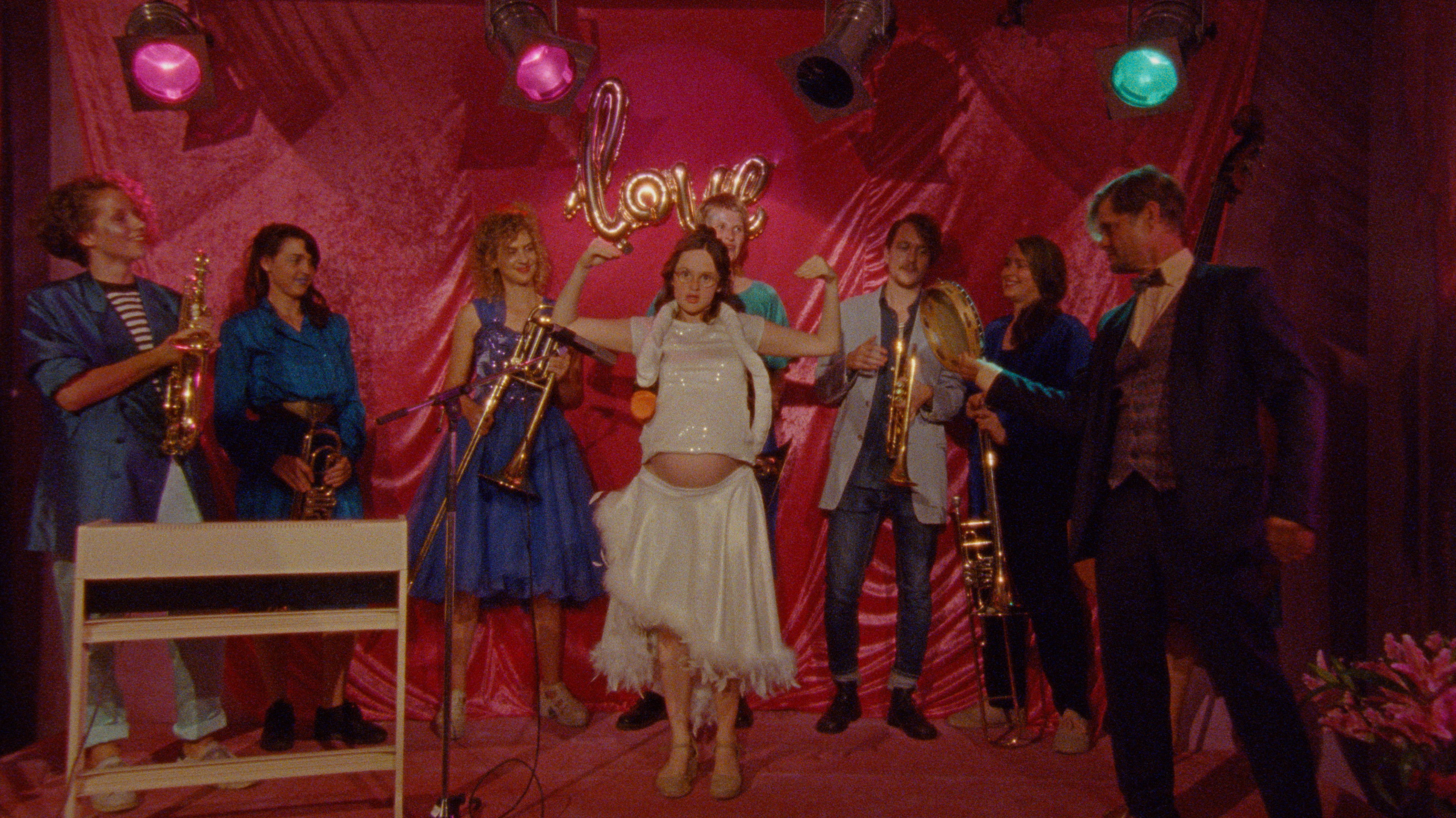 Potted Palm Trees Background