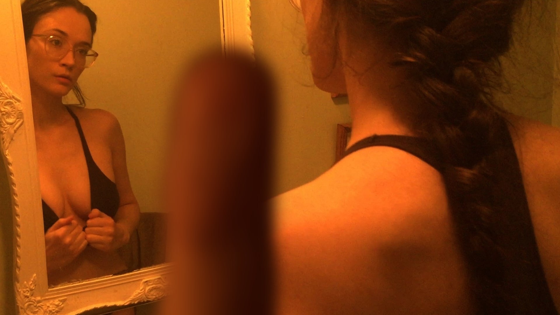 Attack of the Giant Blurry Finger Background