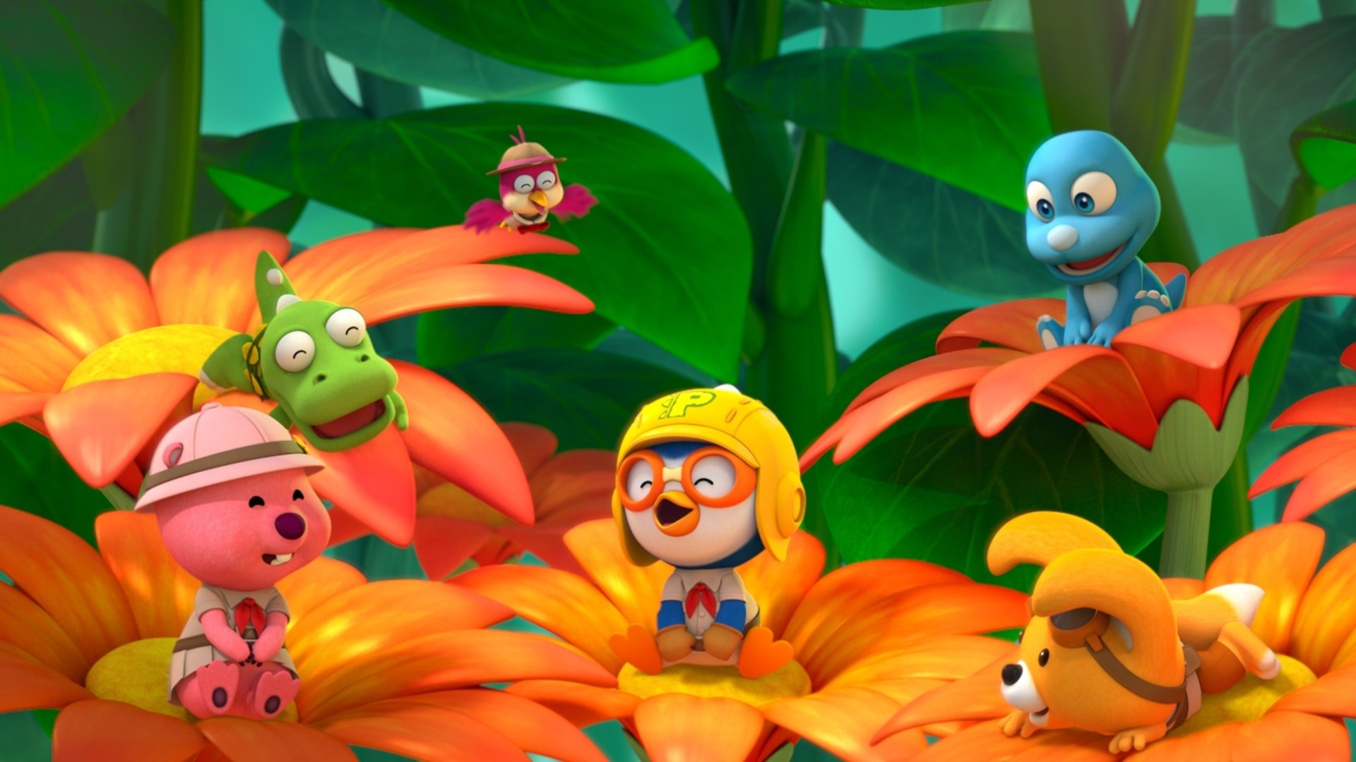 Pororo: Dinosaur Island Adventure Background