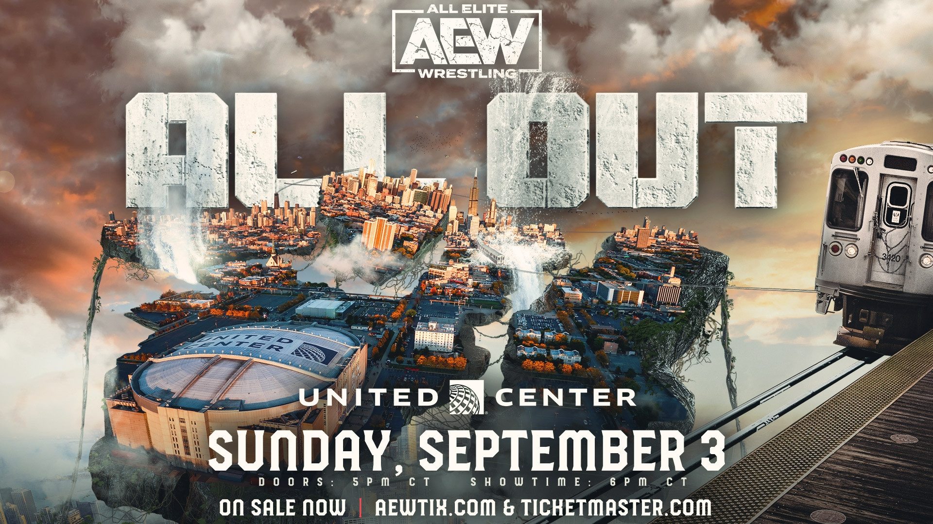 AEW All Out Background