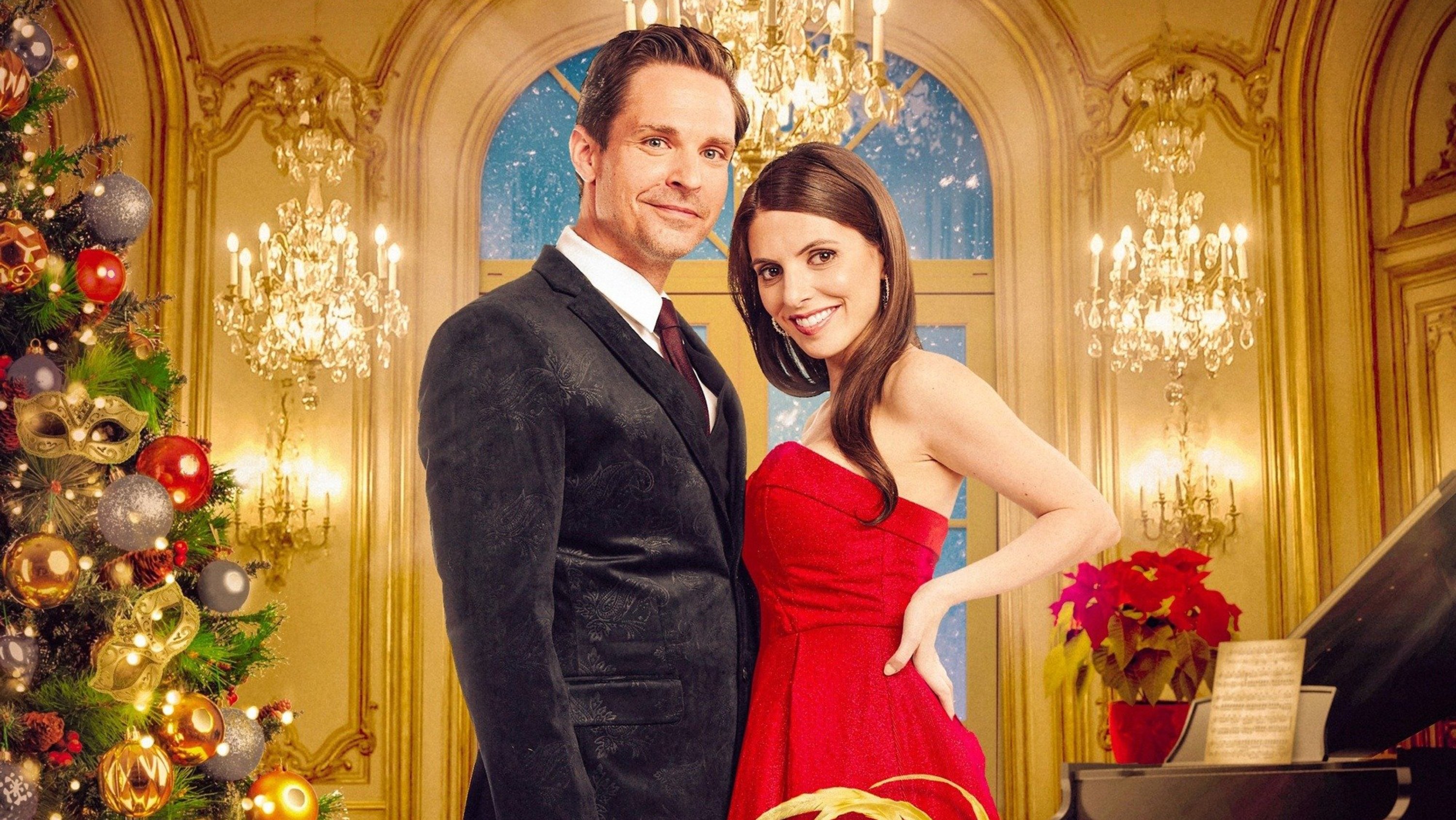 A Christmas Masquerade Background