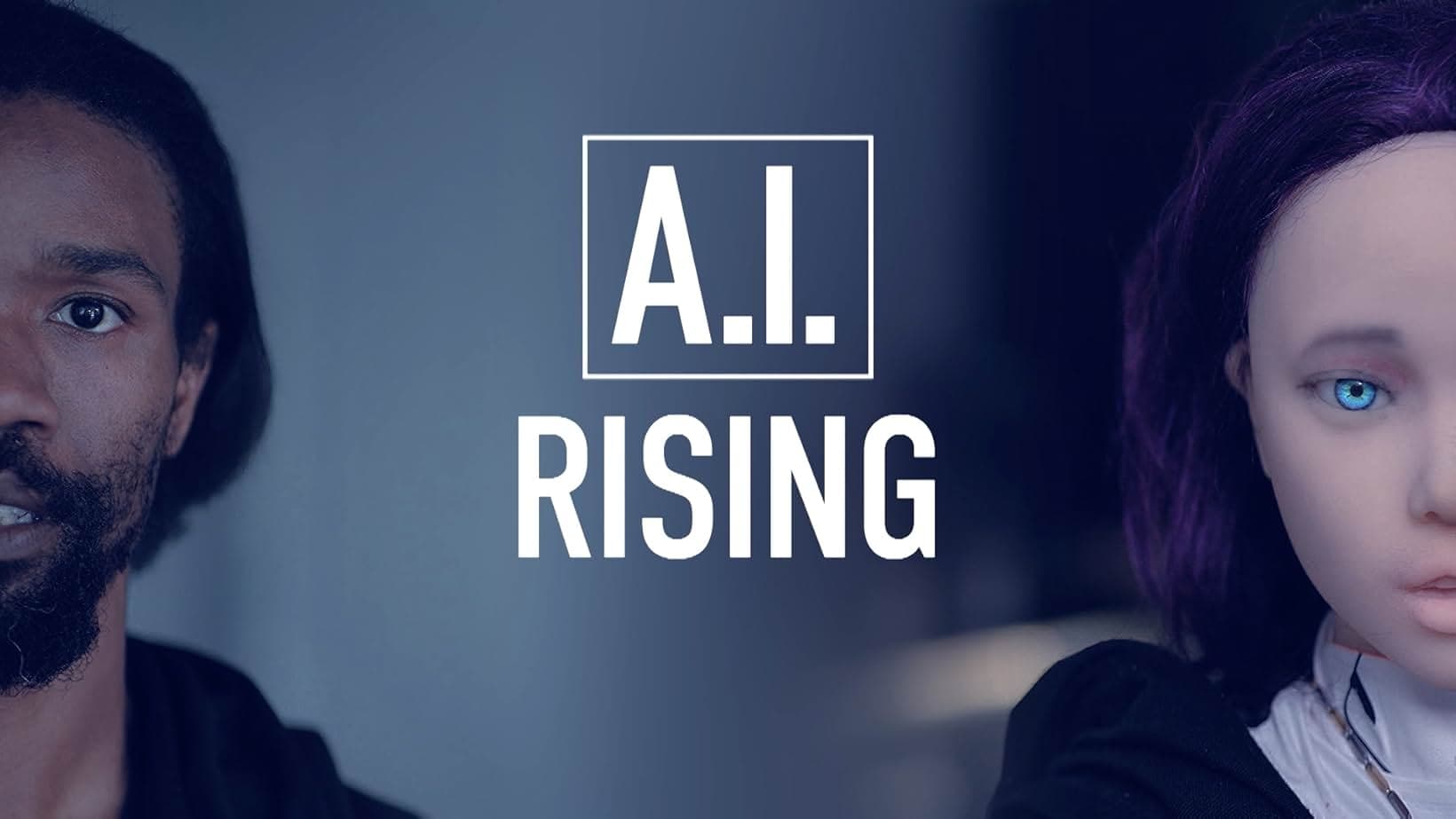 AI. Rising Background