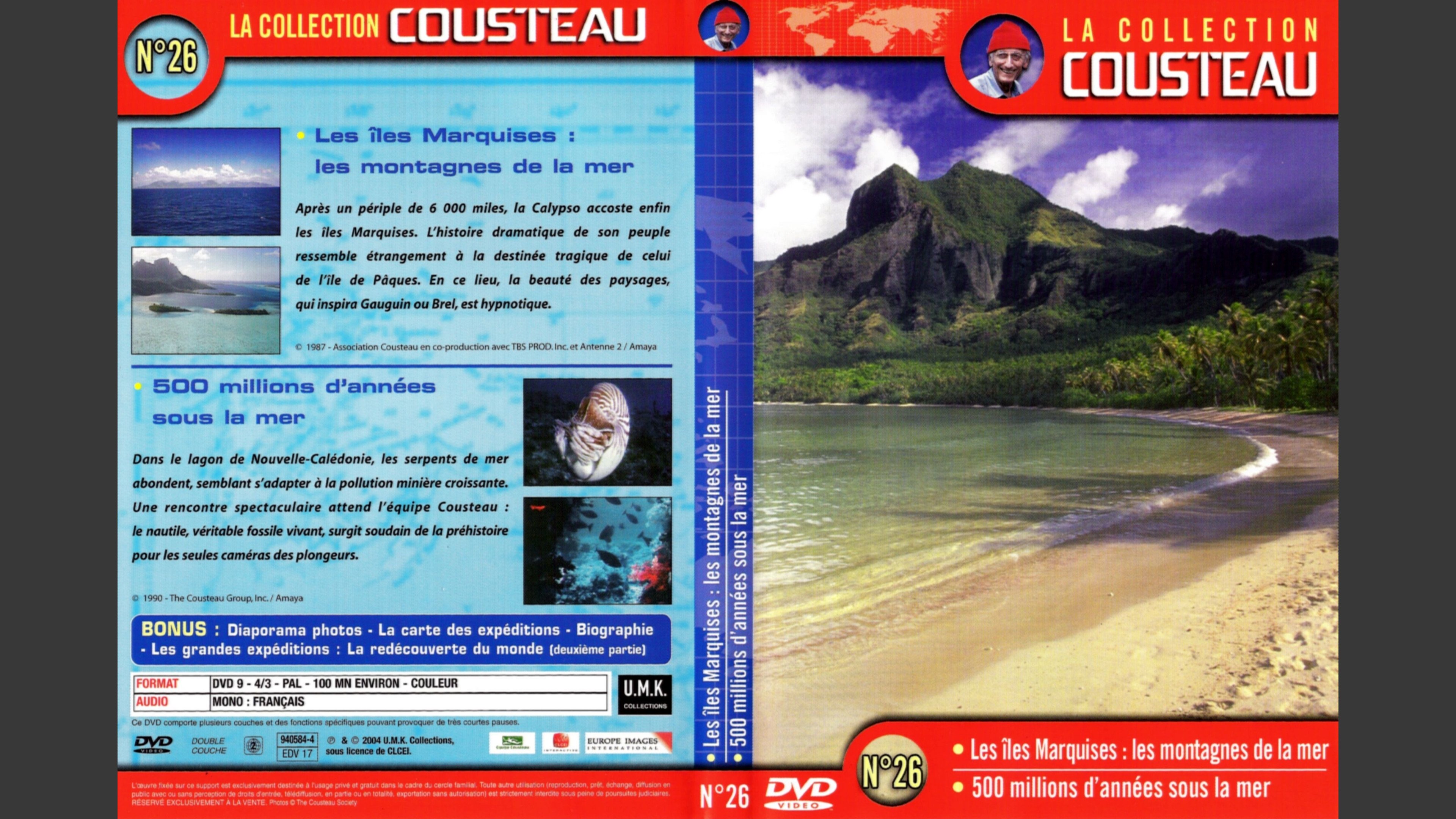 The Cousteau Collection N°26-1 | 500 Million Years Under the Sea Background