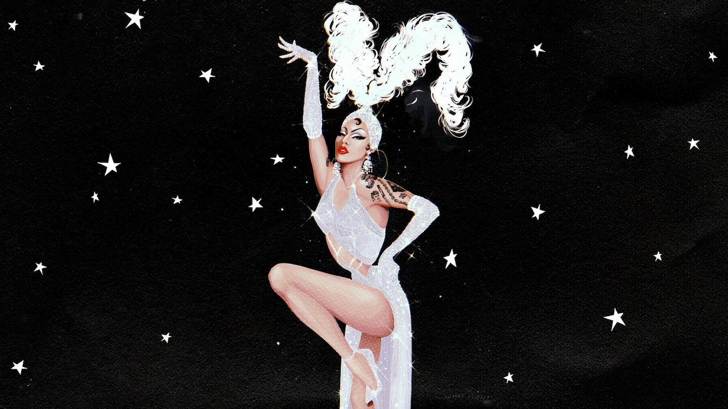 Violet Chachki's Digital Follies Background