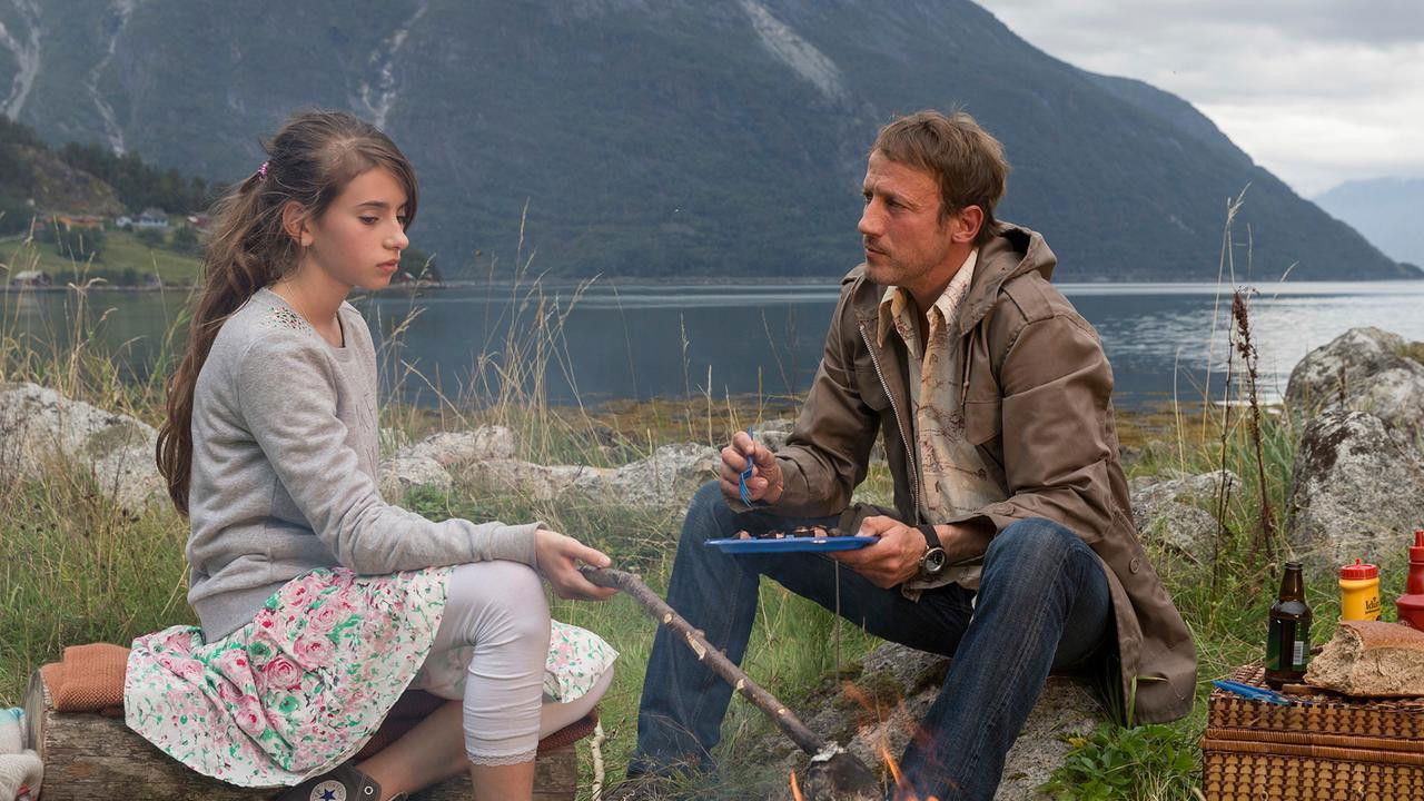 Kleine Ziege, sturer Bock Background