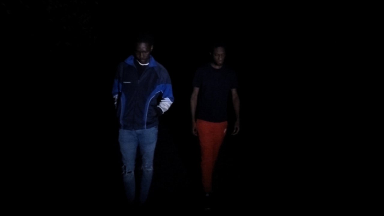 At the Entrance of the Night Background