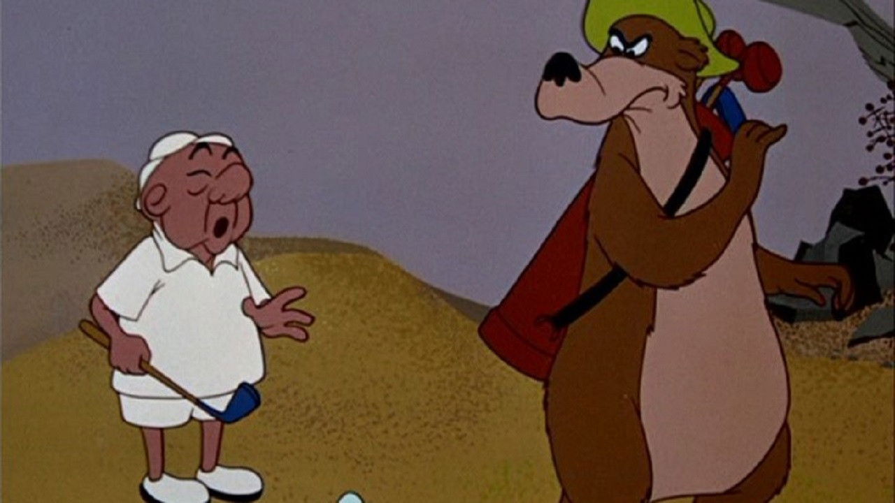 Grizzly Golfer Background