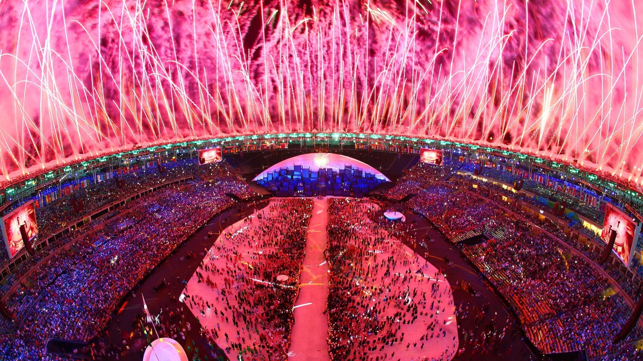Rio 2016 Olympic Opening Ceremony: A New World Background
