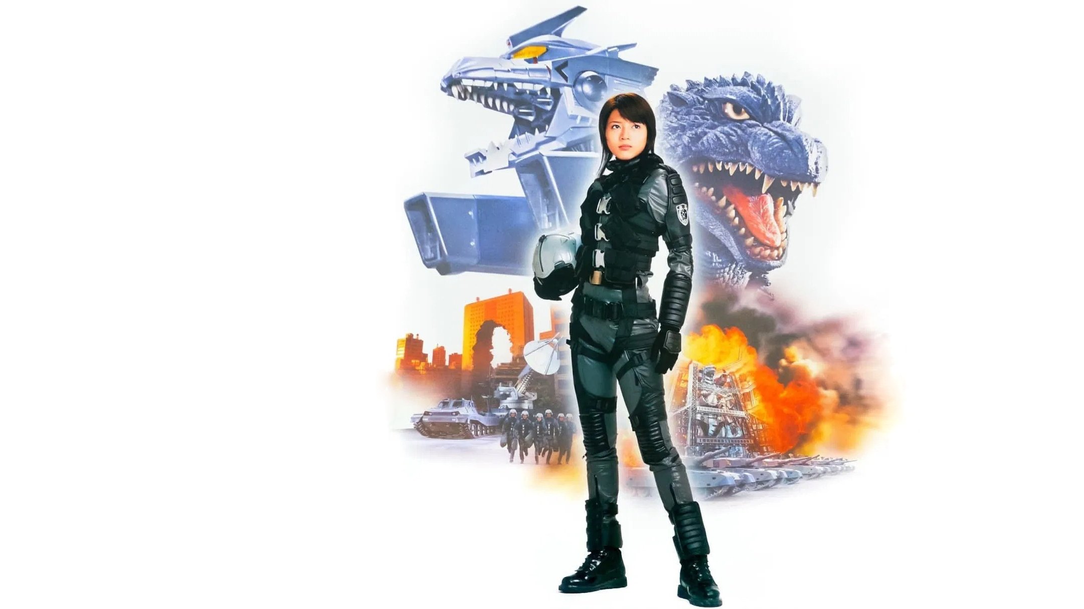 Godzilla Against MechaGodzilla Background