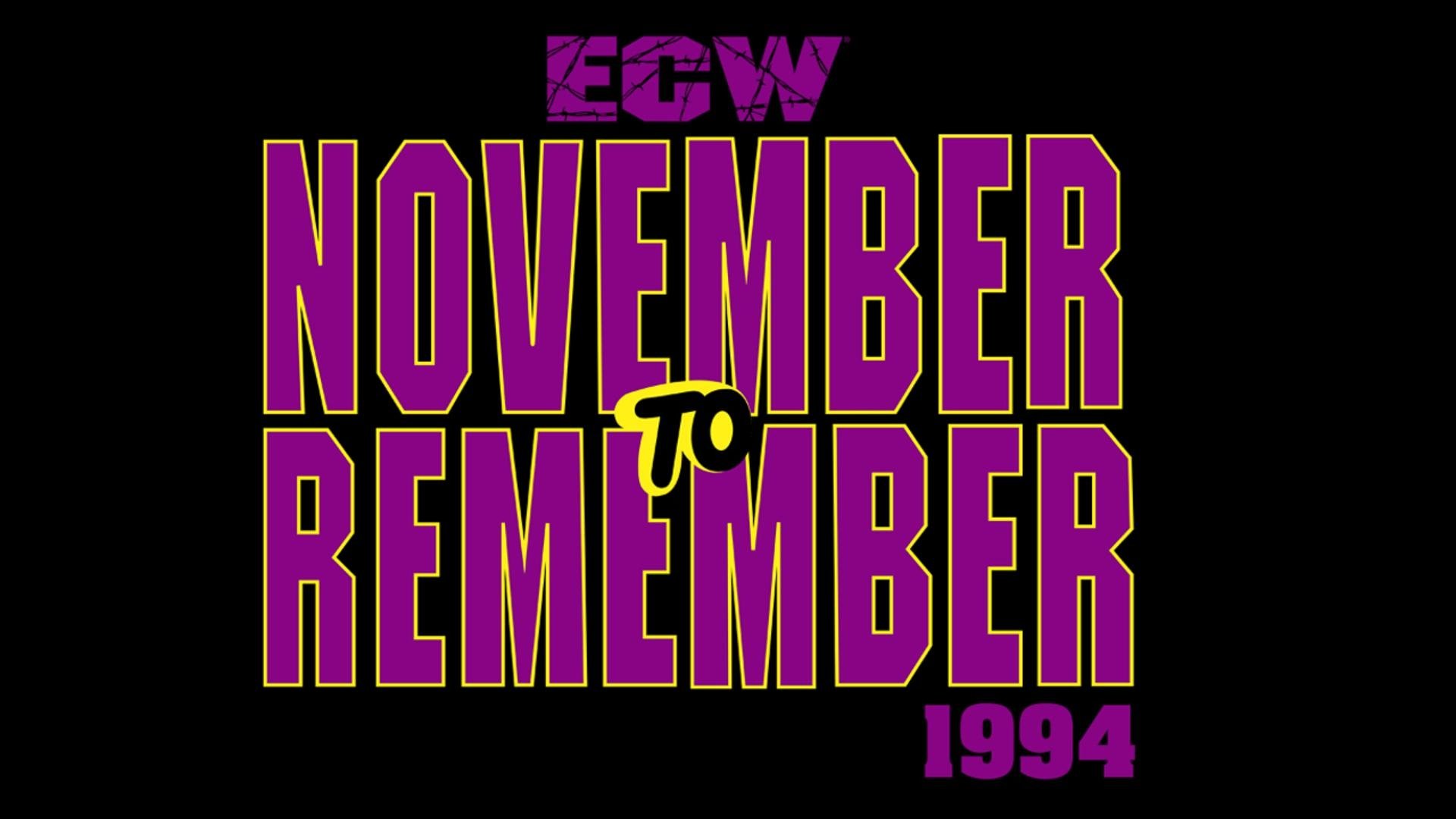 ECW November to Remember 1994 Background