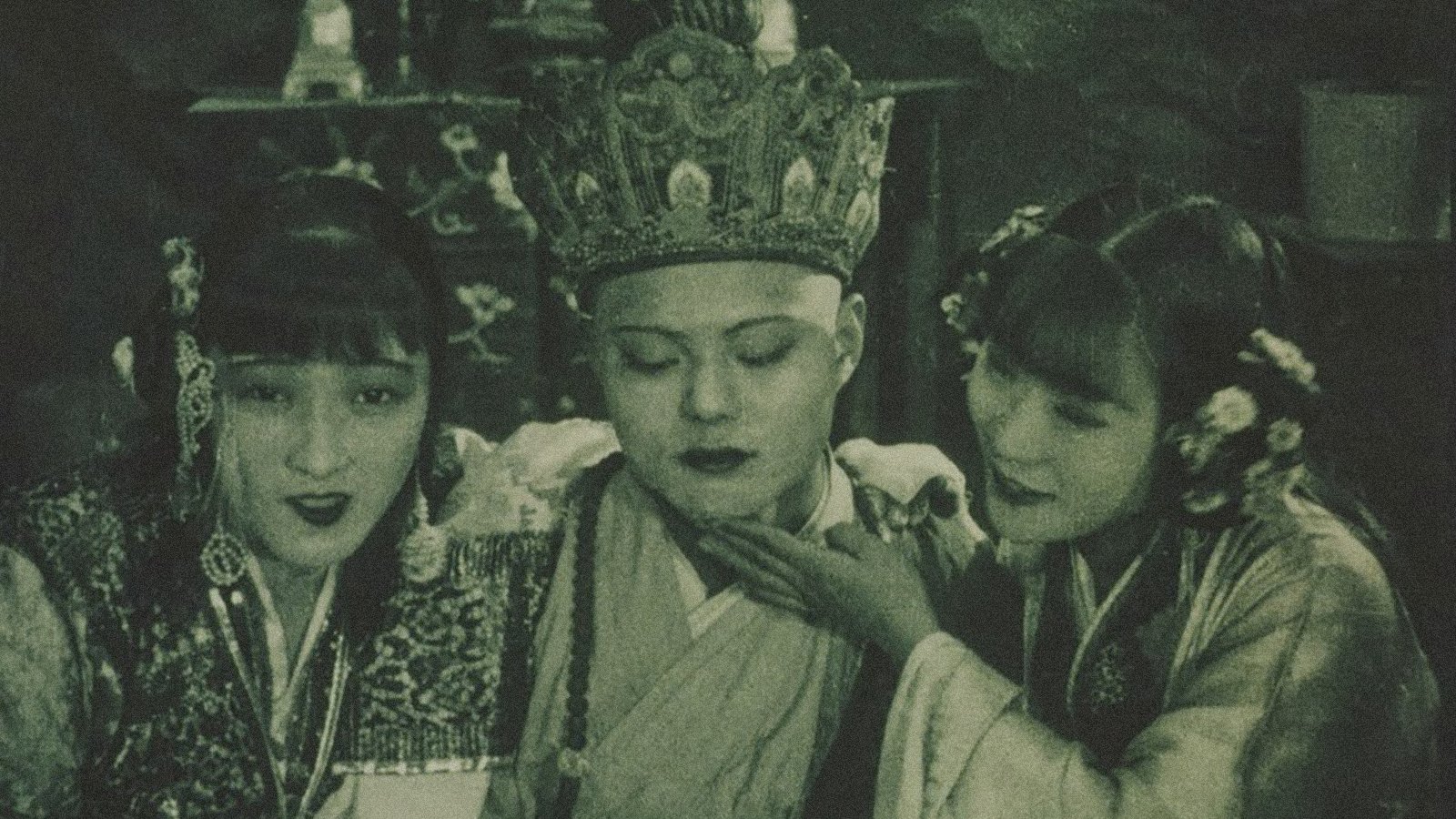 The Cave of the Silken Web Background