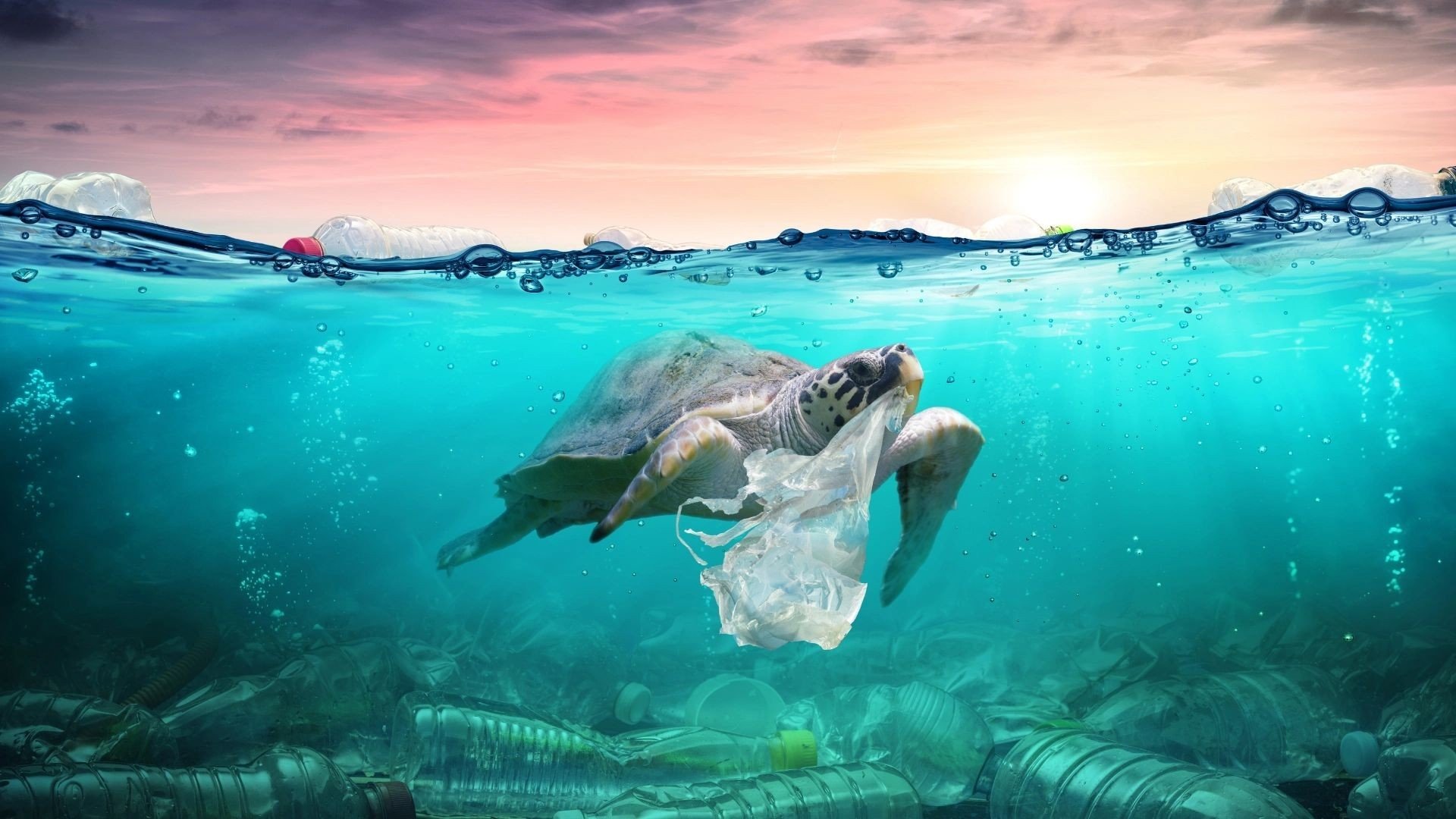 Plastic Earth Background