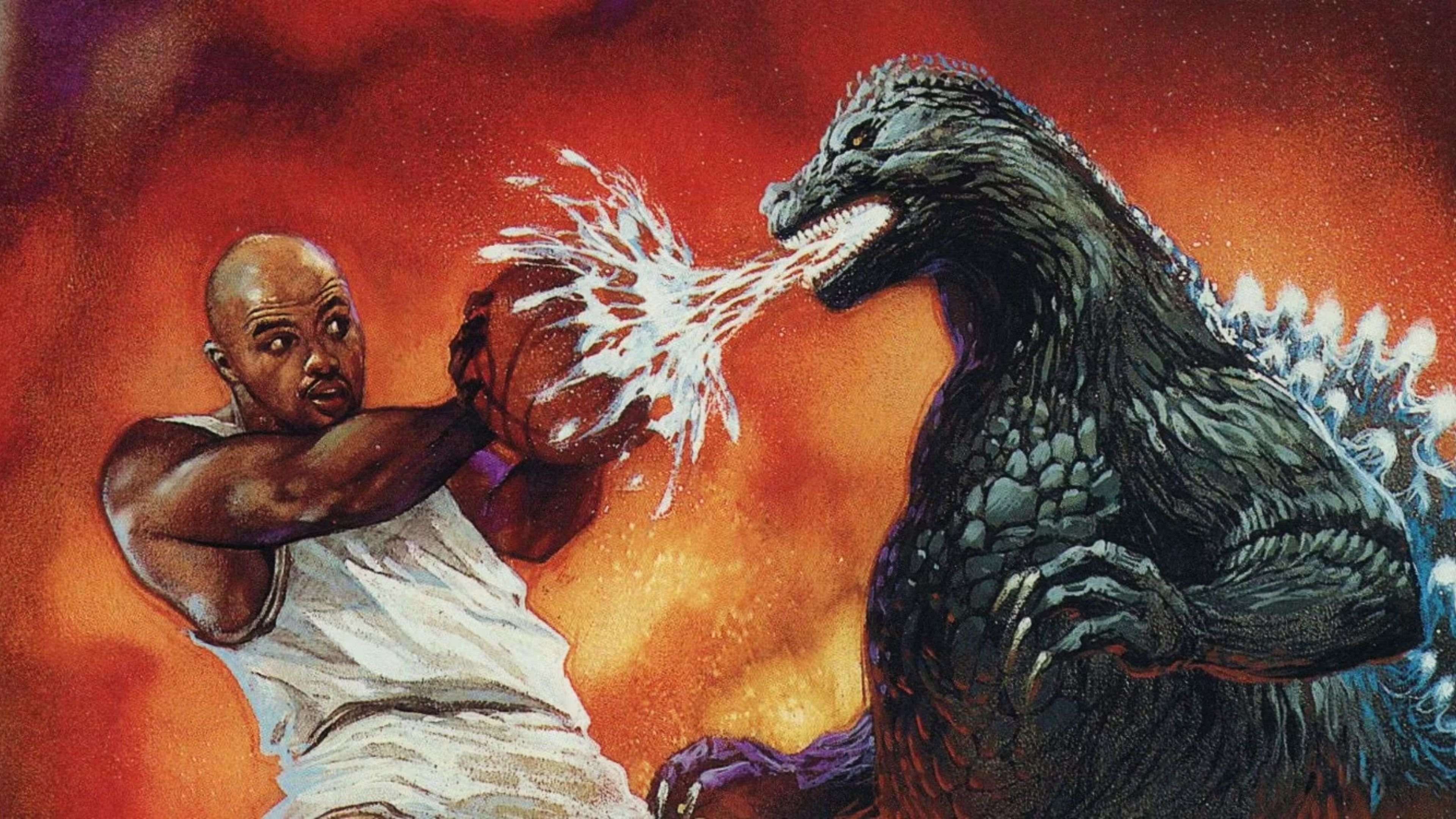 Godzilla vs. Charles Barkley Background